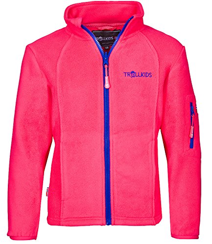 TROLLKIDS Fleecejacke Arendal pink/blau 16 Jahre (176 cm) von Trollkids