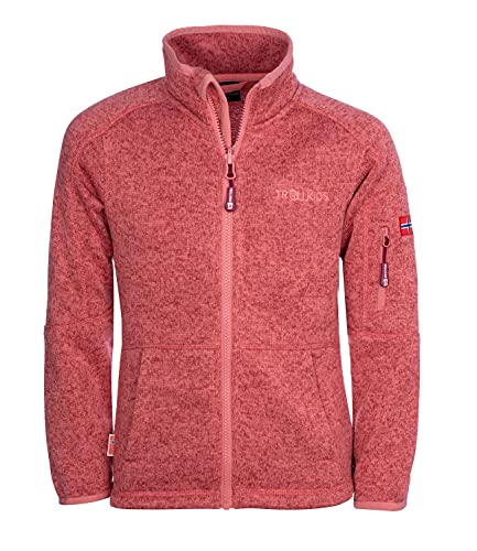 Trollkids Kinder Fleece-Jacke Jondalen, Antik-Rosa, Größe 116 von Trollkids