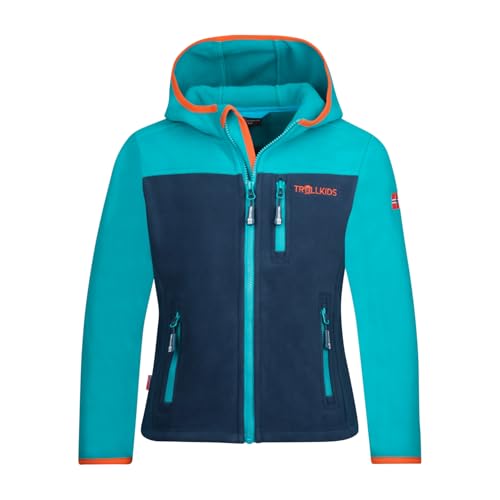 Trollkids Kids Stavanger Jacket 164, Mystic Blue/Lake Blue von Trollkids