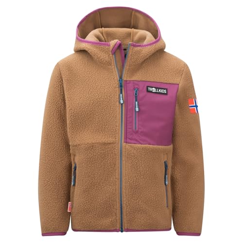Trollkids Kids Aurlandsfjord Jacket 164, Almond von Trollkids
