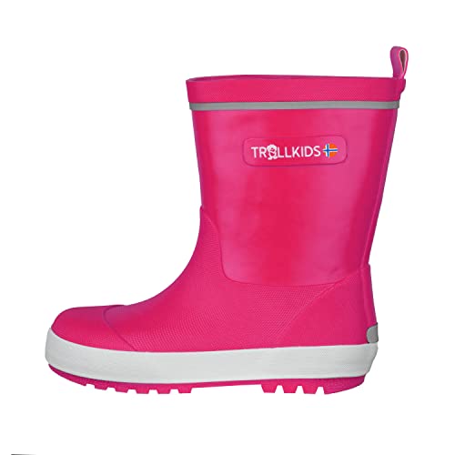 Trollkids Kinder Gummistiefel Lysefjord, Magenta, Größe 25 von Trollkids