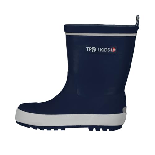 Trollkids Kinder Gummistiefel Lysefjord, Marineblau, Größe 26 von Trollkids