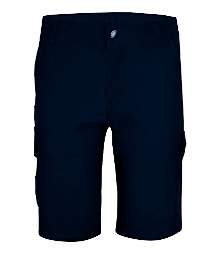 Trollkids Kinder Hammerfest Shorts, Marineblau/Orange, Größe 134 von Trollkids