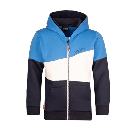 Trollkids Kids Alesund Sweater 164, Navy/Blue von Trollkids