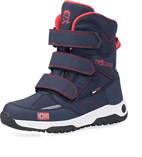 Trollkids Kinder Lofoten Winter Schuhe, Marineblau/Rot, Größe 27 Trollkids Kinder Lofoten Winter Schuhe, Marineblau/Rot, Größe 27 von Trollkids