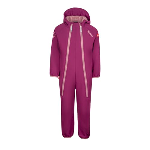 Trollkids Kids Nordkapp Overall 80, mulberry/orchid von Trollkids