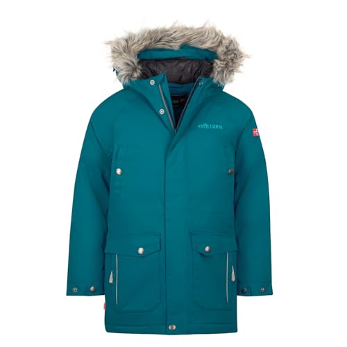 Trollkids Kids Nordkapp Jacket 128, deep lagoon von Trollkids