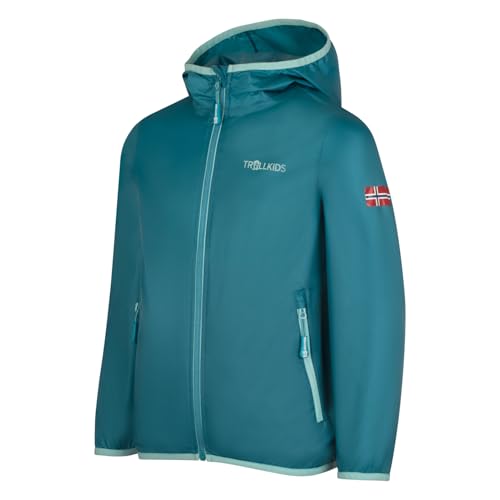 Trollkids Kids Trolltunga Jacket 116, Teal von Trollkids