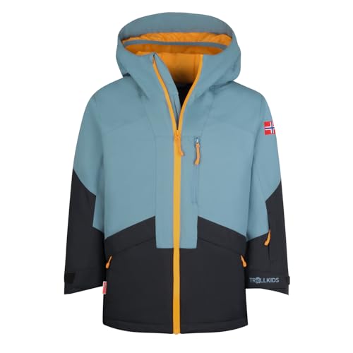 Trollkids Kids Kongsberg Jacket 128, Steel Blue von Trollkids
