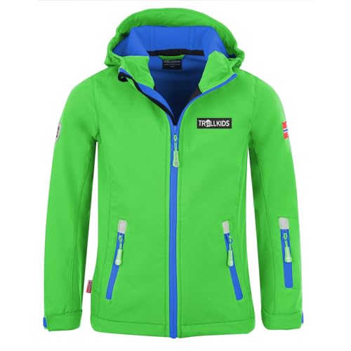 Trollkids Kids Oslofjord Jacket 110, Bright Green von Trollkids