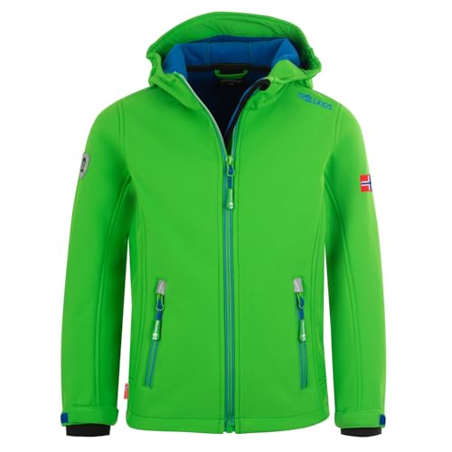Trollkids Kids Trollfjord Jacket 152, Bright Green von Trollkids