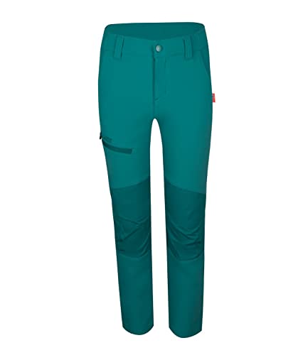 Trollkids Kinder Softshellhose LYSEFJORD XT, Teal-Grün, Größe 134 von Trollkids