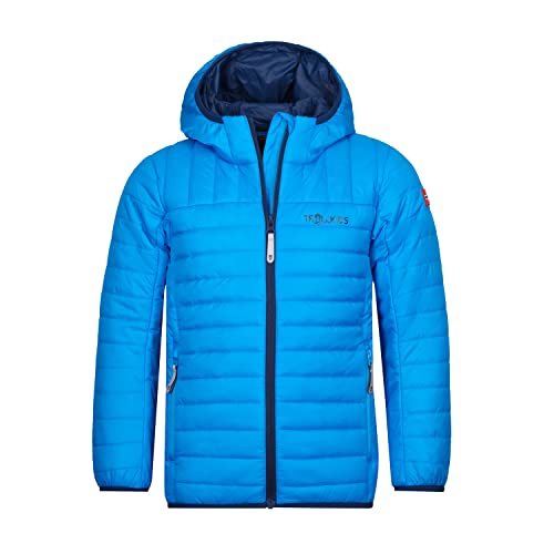 Trollkids Kinder Steppjacke Eikefjord, Himmelblau/Mystikblau, Größe 152 von Trollkids