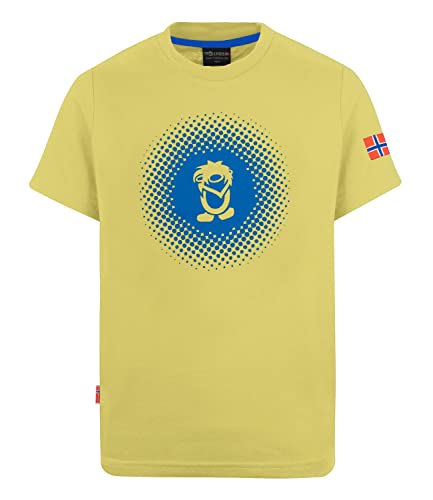 Trollkids Kinder T-Shirt Pointillism, Hazy Yellow/Glow Blue, Größe 164 von Trollkids