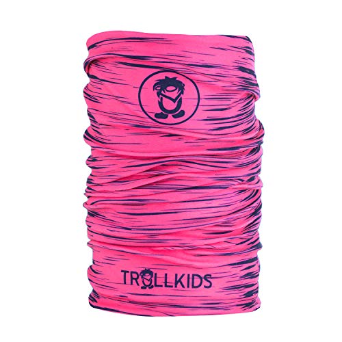 Trollkids Kinder Troll kuscheliges weiches Multifunktionstuch, Marineblau/Magenta, Größe OneSize von Trollkids