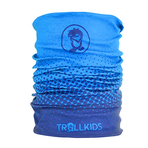 Trollkids Kinder Troll kuscheliges weiches Multifunktionstuch, Marineblau/Mittelblau, Größe OneSize von Trollkids