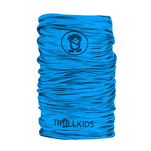 Trollkids Kinder Troll kuscheliges weiches Multifunktionstuch, Marineblau/Mittelblau, Größe OneSize von Trollkids