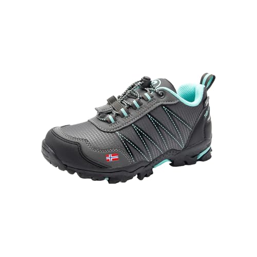 Trollkids Kids Trolltunga Hiker Low 29, Grey von Trollkids