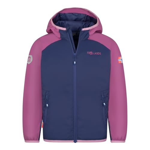 Trollkids Kids Halsafjord Jacket 104, Violet Blue von Trollkids