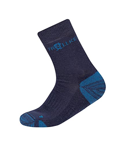 Trollkids Kinder Wandersocken Preikestolen, Marineblau/Mittelblau, Größe 31-34; 7-8 years Trollkids Kinder Wandersocken Preikestolen, Marineblau/Mittelblau, Größe 31-34; 7-8 years von Trollkids