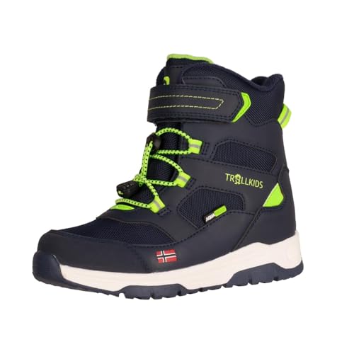 Trollkids Kids Lofoten Winter Boots PRO 32, navy von Trollkids