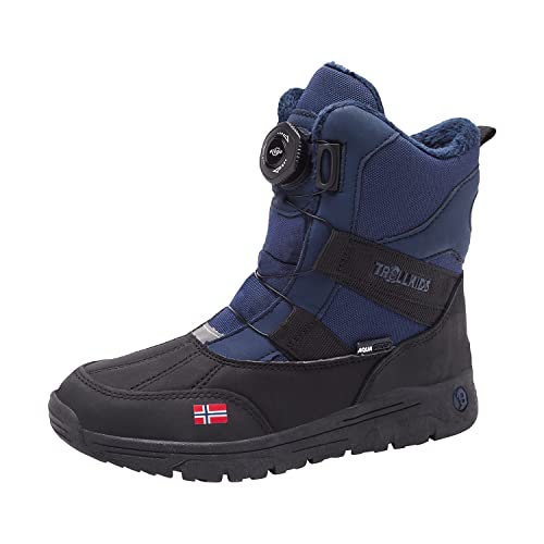 Trollkids Kinder Winterboots Narvik XT, Marineblau, Größe 29 von Trollkids