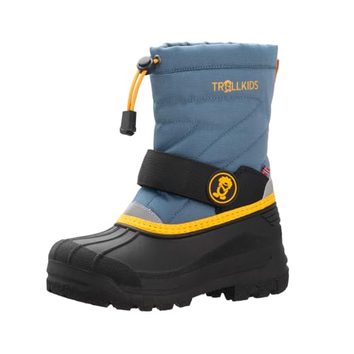Trollkids Kids Telemark Winter Boots PRO 32, steel blue von Trollkids