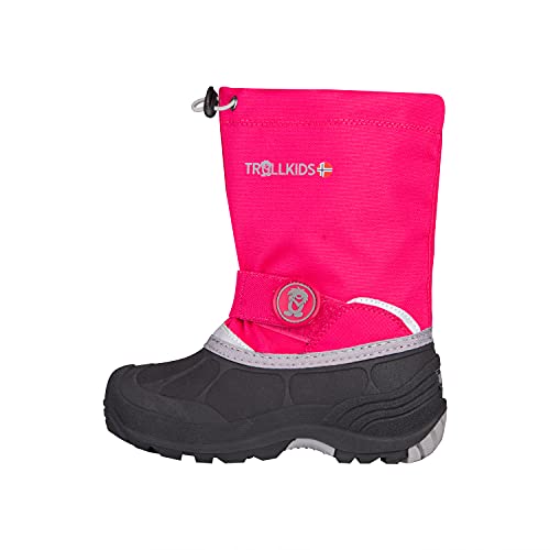 Trollkids Kinder Winterschuh Telemark XT, Magenta/Grau, Größe 25 von Trollkids