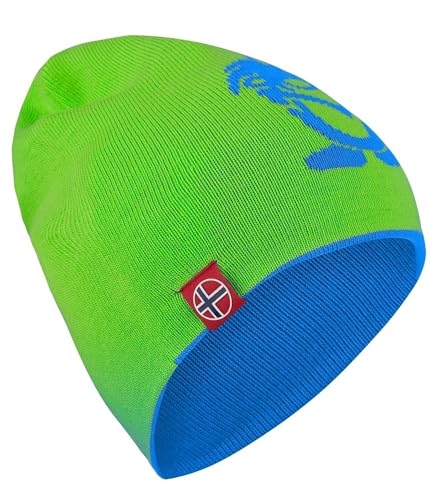 Trollkids Kids Troll Beanie Long 50, medium Blue von Trollkids