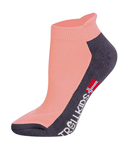 Trollkids Kinder niedrige Wandersocken Trekking Socken, Aprikose, Größe 27-30 von Trollkids