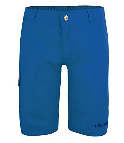 Trollkids Kinder schnell trocknende Shorts Sandefjord XT, Leuchtendes Blau, Größe 98 von Trollkids