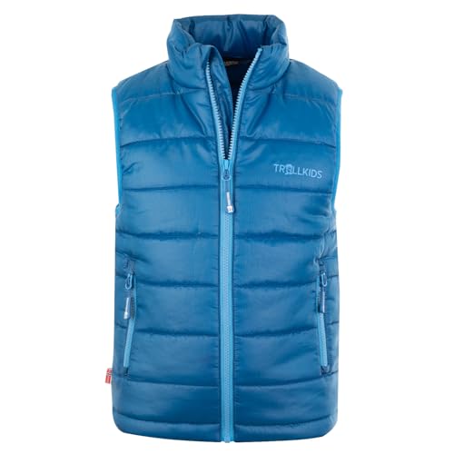 Trollkids Kids Trondheim Vest 92, midnight blue von Trollkids