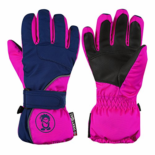 Trollkids Kids Troll Glove 40, Navy/pink von Trollkids