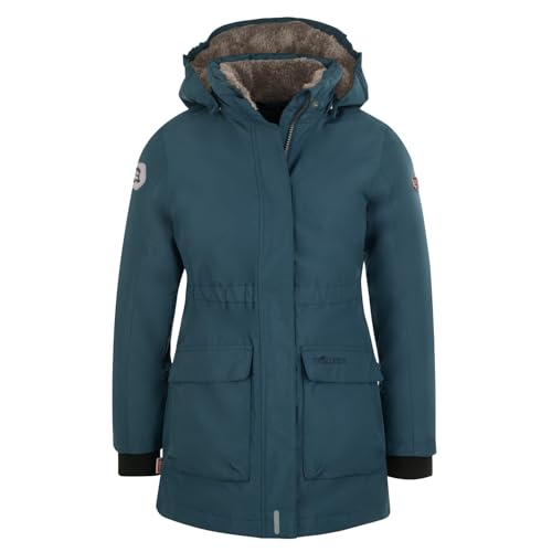 Trollkids Girls Alesund Coat 128, Mystic Blue von Trollkids