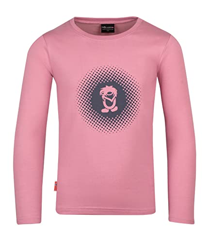 Trollkids Mädchen Pointillism Longsleeve, Lila/Marineblau, Größe 104 von Trollkids