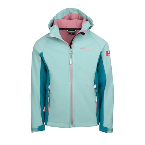 Trollkids Girls Kristiansand Jacket 104, Glacier Green von Trollkids
