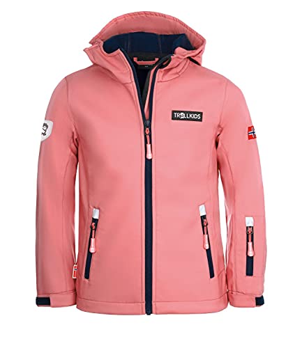 Trollkids Mädchen Softshell Jacke Oslofjord, Antikrosa/Marineblau, Größe 164 Trollkids Mädchen Softshell Jacke Oslofjord, Antikrosa/Marineblau, Größe 164 von Trollkids