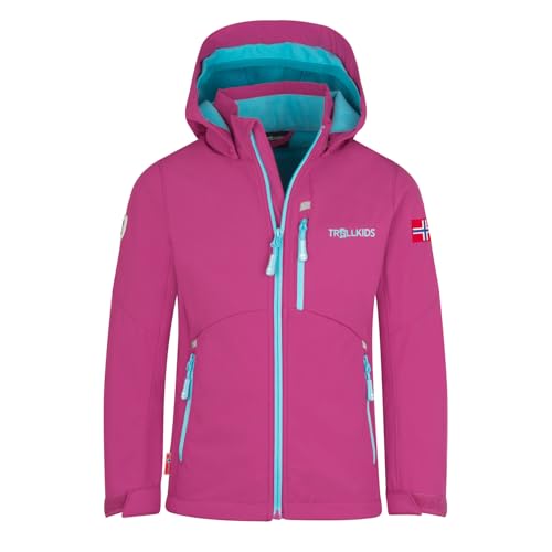 Trollkids Girls Balestrand Jacket 152, Bright Berry von Trollkids