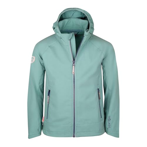 Trollkids Girls Kvalvika Jacket 116, Glacier Green von Trollkids