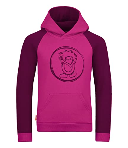 Trollkids Mädchen Stavanger Hoodie Kapuzen Pullover, Lila/Dunkellila, Größe 92 von Trollkids