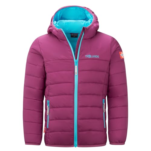 Trollkids Girls Eikefjord Jacket 152, Bright Berry von Trollkids