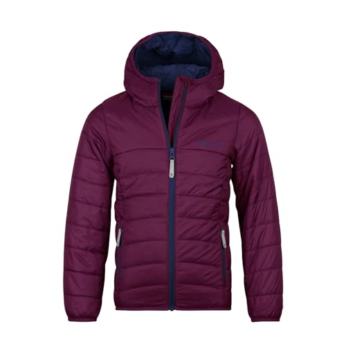 Trollkids Girls Eikefjord Jacket 152, Plum/Navy von Trollkids