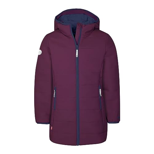 Trollkids Mädchen Wintermantel Winterjacke Stanavanger, Pflaume/Marine, Größe 110 von Trollkids