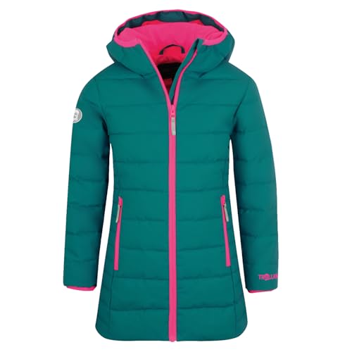Trollkids Girls Stavanger Coat 104, smaragd von Trollkids