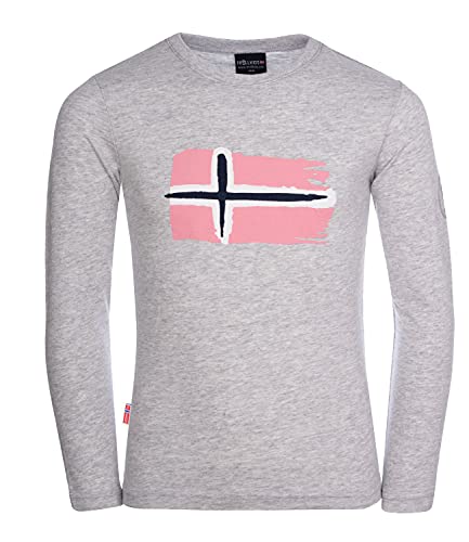 Trollkids Oslo Longsleeve, Hellgrau, Größe 164 von Trollkids