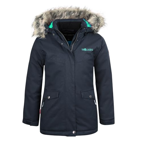 Trollkids Girls Oslo Coat XT 152, Grey von Trollkids