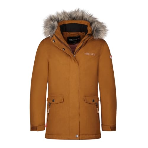 Trollkids Girls Oslo Coat XT 164, Caramel von Trollkids