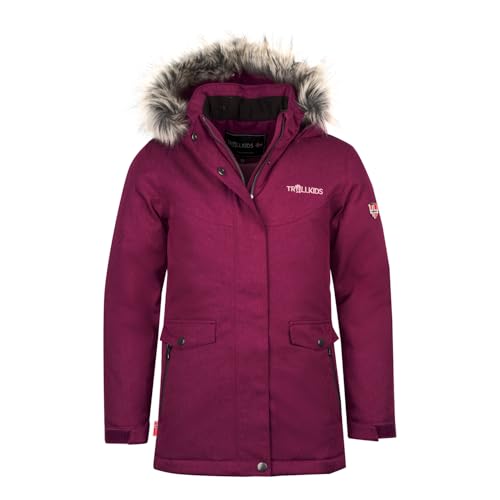 Trollkids Girls Oslo Coat XT 104, Plum von Trollkids