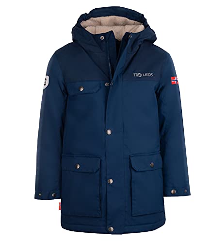 Trollkids Parka Gudvangen, Mystik Blau, Größe 110 von Trollkids