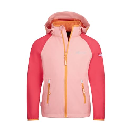 Trollkids Kids Rondane Zip Off Jacket XT 104, Dahlia von Trollkids